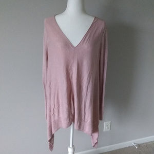 Mossimo rose colored, oversized sweater